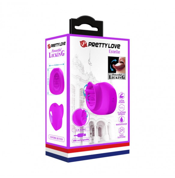 Pretty Love - Estelle Powerful Licking Massager (Chargeable - Red Rose) Pretty Love - Estelle Powerful Licking Massager (Chargeable - Red Rose)